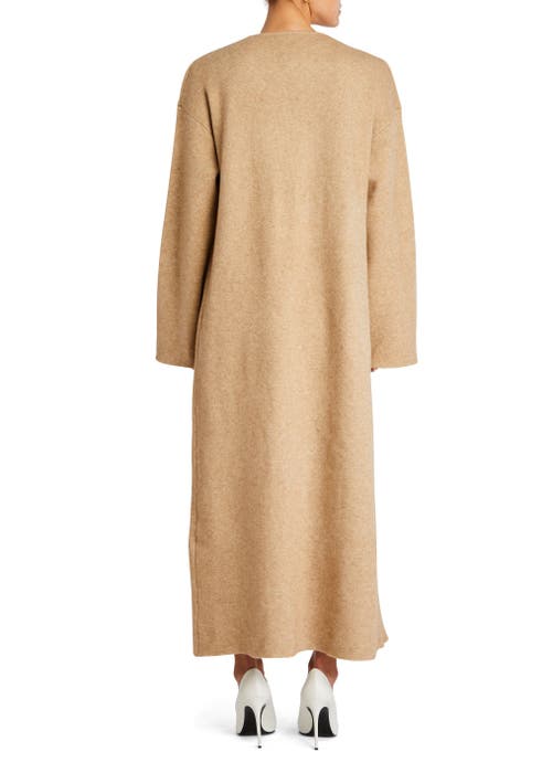 Shop Ser.o.ya Megumi Knit Robe In Tan