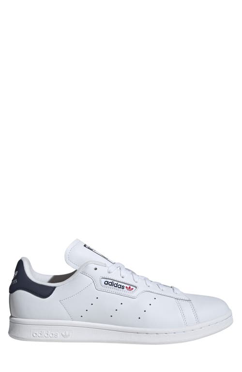 Shop Adidas Originals Adidas Stan Smith Sneaker In White/white/night Indigo