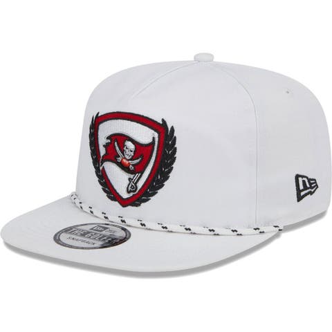 Men's Atlanta Braves New Era White Golfer Tee 9FIFTY Snapback Hat