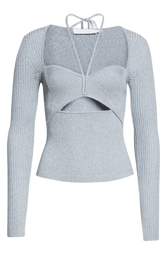 SIMKHAI JONATHAN SIMKHAI ALEXIA COMPACT RIB SWEATER