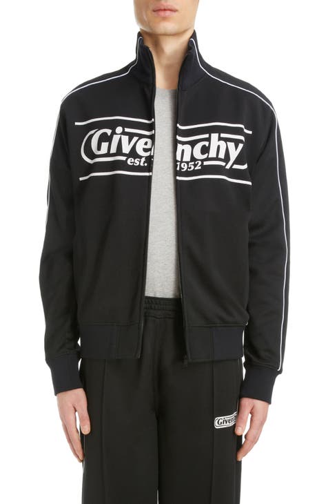 GIVENCHY LOGO TRACK NEOPRENE TECHNICAL PANTS WHITE SILVER GIVENCHY/STARS  $1165