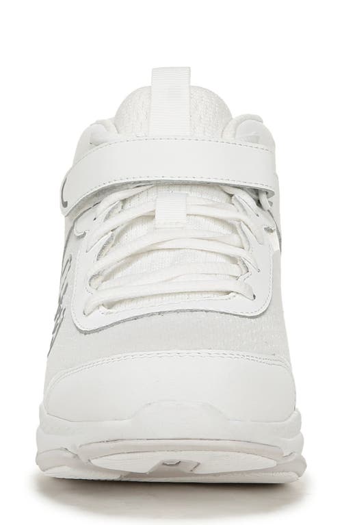Ryka Devoxt Womens Logo Leather Running & Training Shoes In Brilliant White
