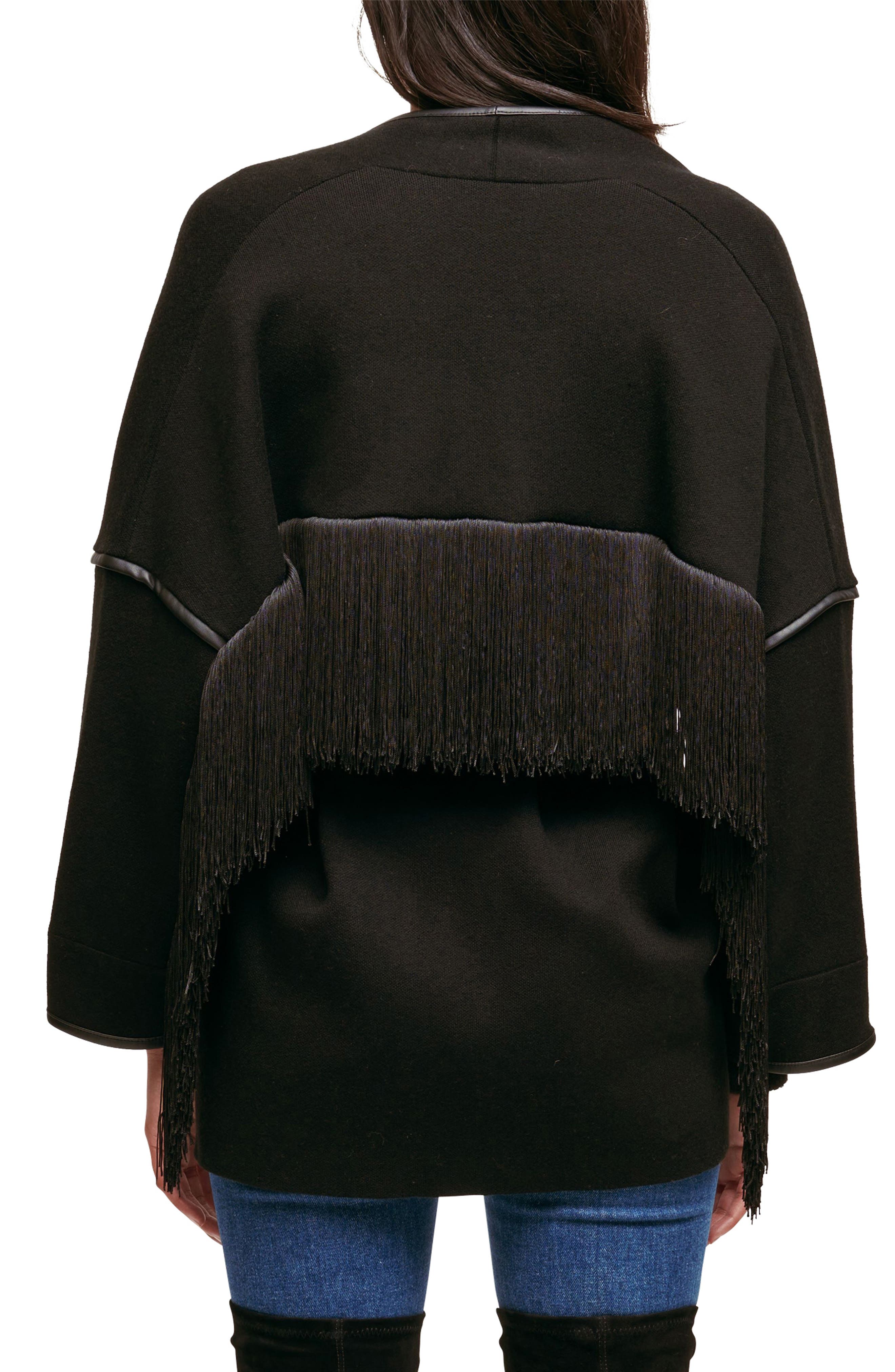 maje fringe jacket