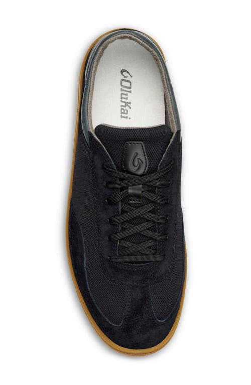 Shop Olukai Punini Sneaker In Black/dk Shadow