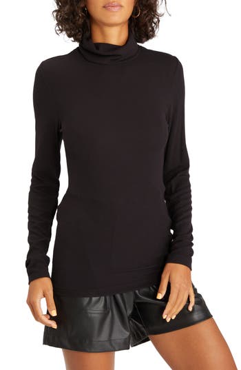 Shop Sanctuary Essentials Turtleneck In Black