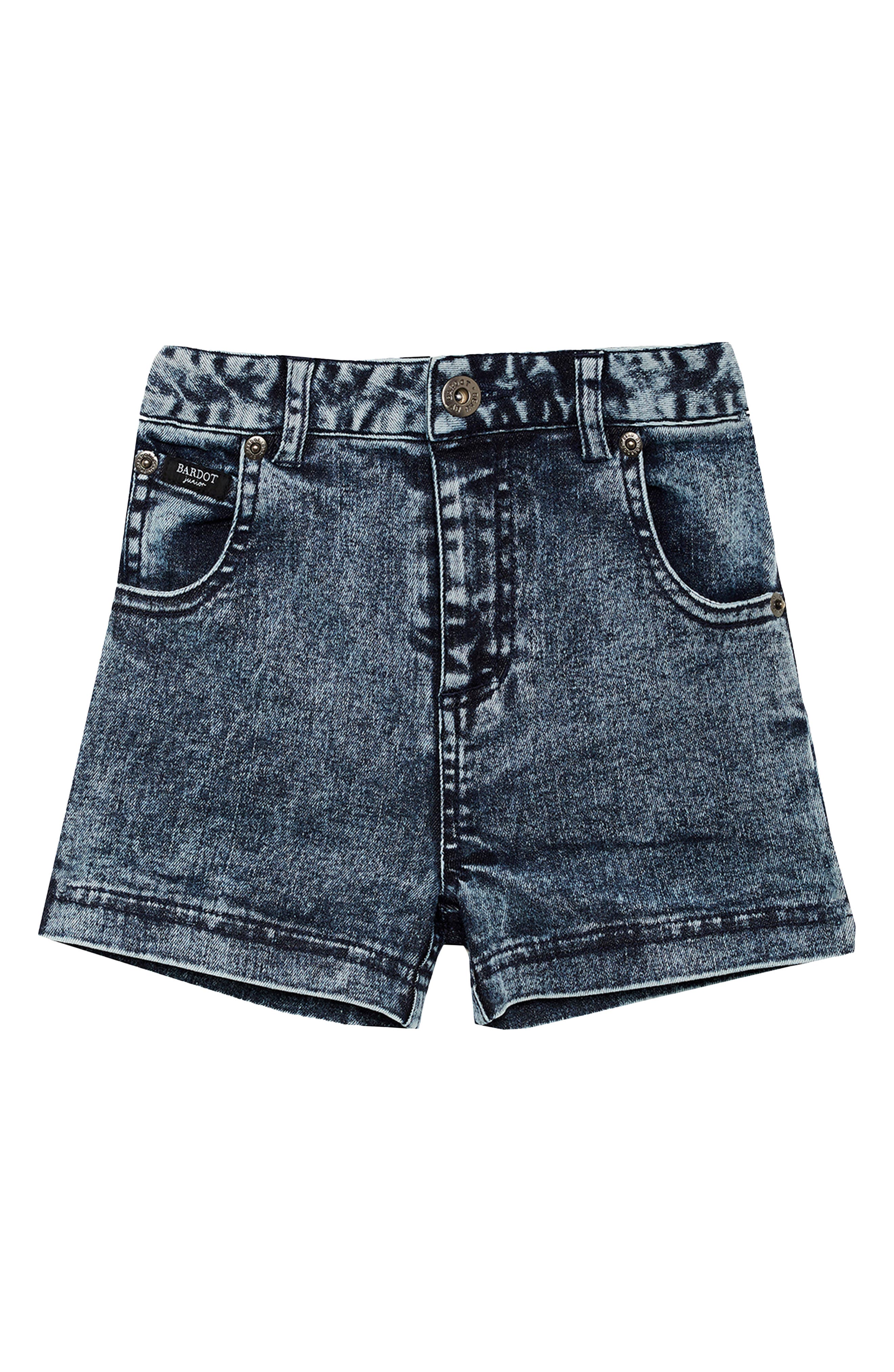 bardot denim shorts