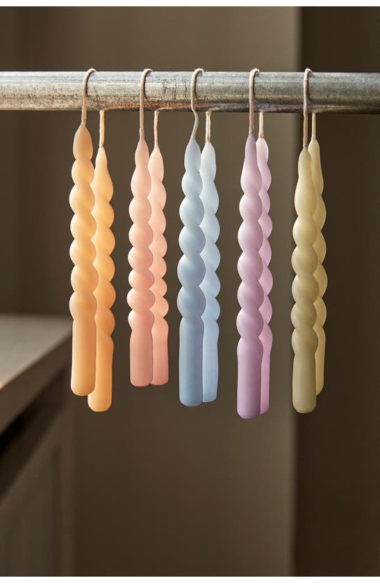 Hay Spiral 6pack Assorted Candles In Lilac Light Blue Dark Peach ModeSens