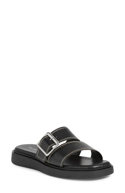 Vagabond Shoemakers Connie Slide Sandal Black/White at Nordstrom,