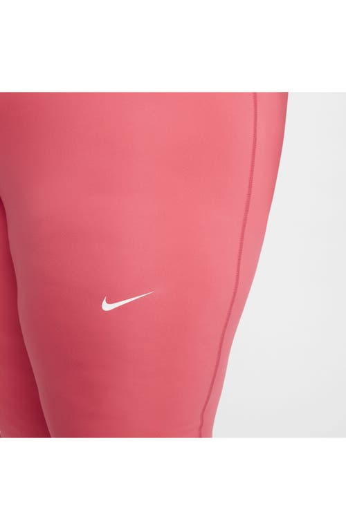 Shop Nike Pro 365 Leggings In Aster Pink/pinksicle/white