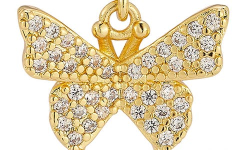 Sphera Milano Cubic Zirconia Huggie Hoop Earrings In Gold