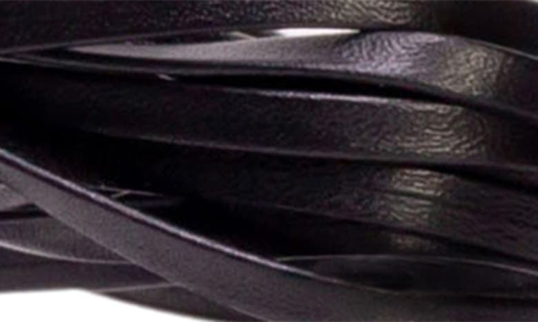 Shop Black Suede Studio Lele Ankle Wrap Sandal In Black Buffed Nappa Studs