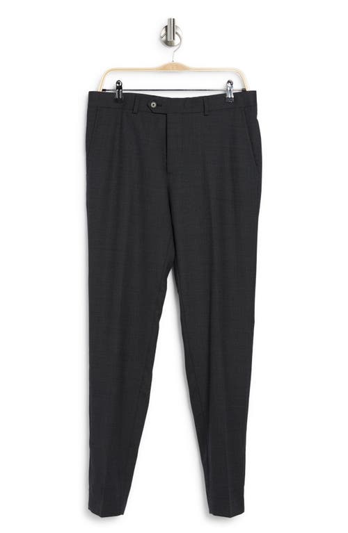 Original Penguin Black Birdseye Stretch Suit Pants In Charcoal