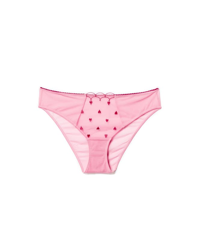 Shop Adore Me Caroline High Cut Panties In Medium Pink