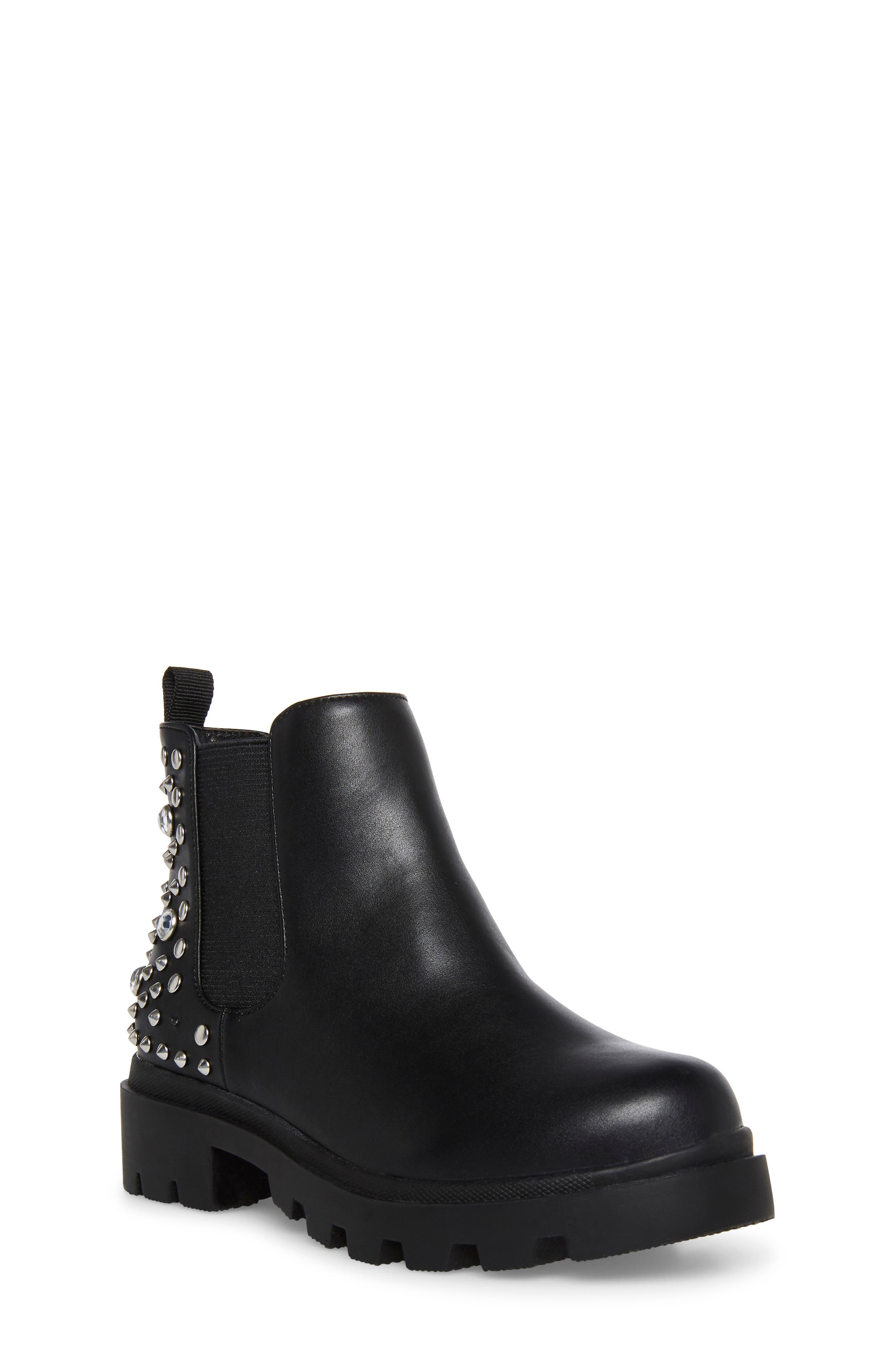 steve madden studded chelsea boots