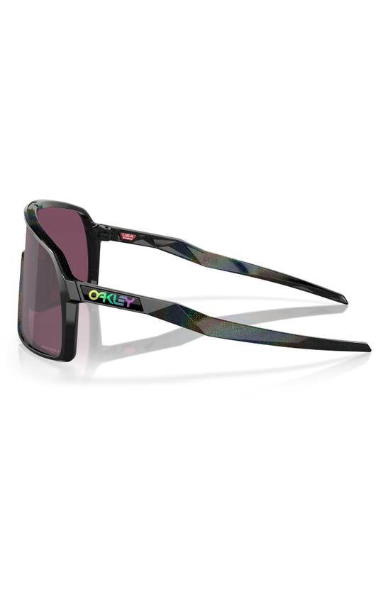 Shop Oakley Sutro 60mm Prizm™ Rectangular Shield Sunglasses In Matte Black