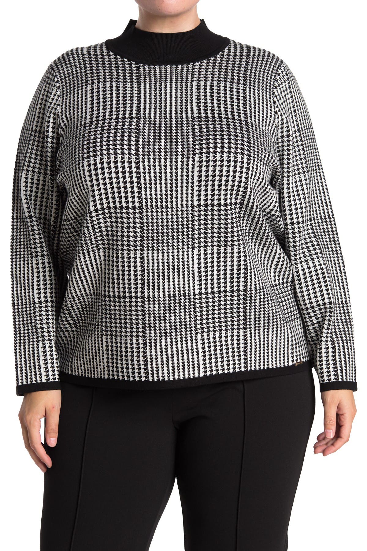 joa houndstooth sweater
