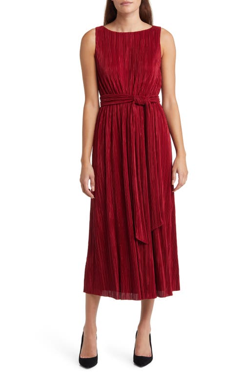 strapless open back dress Miss Circle Tori Wine Red Pleated Mini Dress with Chiffon Scarf M