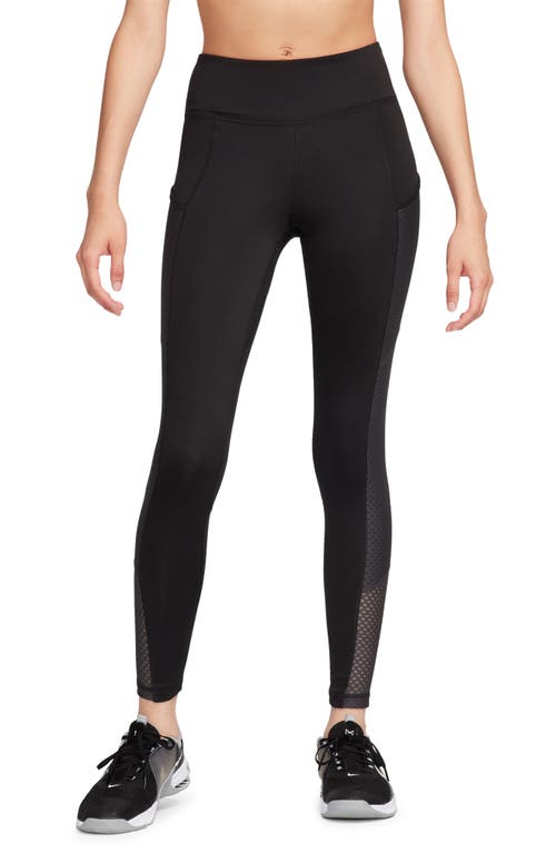 Nike Therma-fit One Pocket Training Leggings In Black