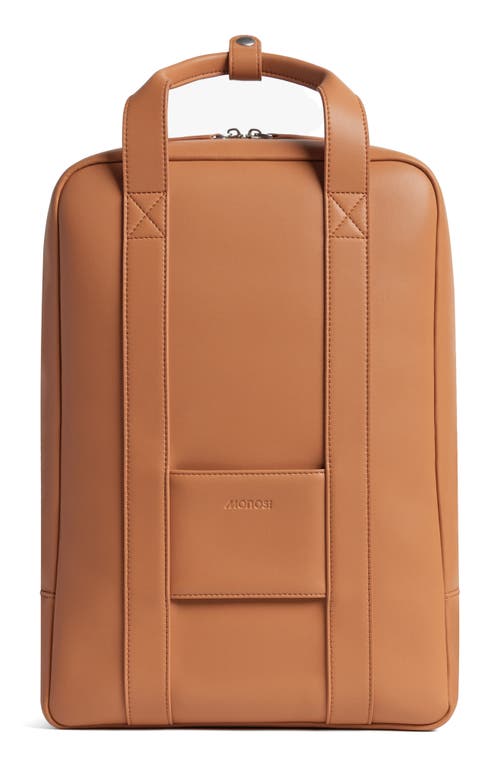 Shop Monos Metro Backpack In Saddle Tan