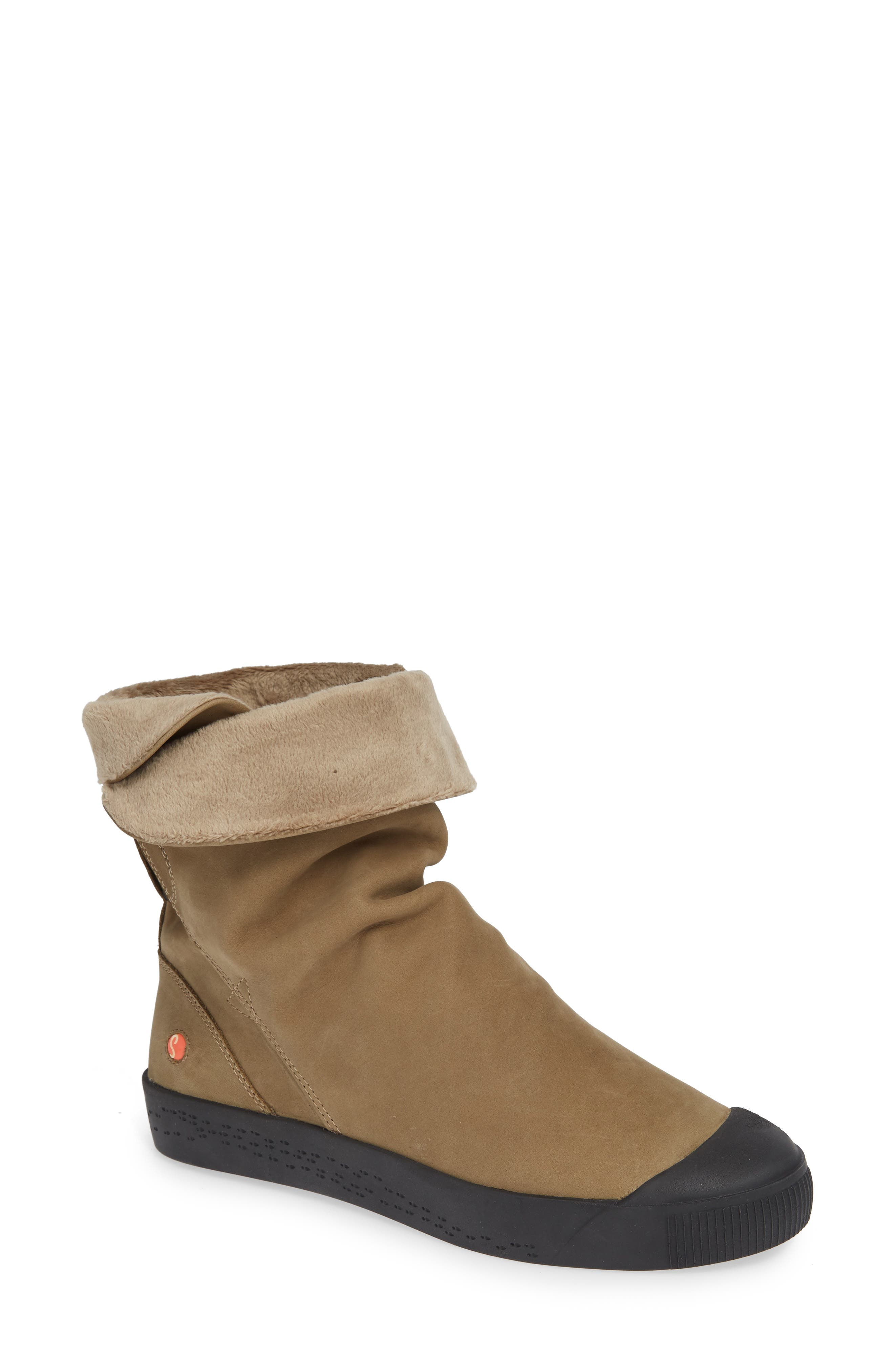Softinos By Fly London Kaz Slouchy Sneaker Boot - Brown