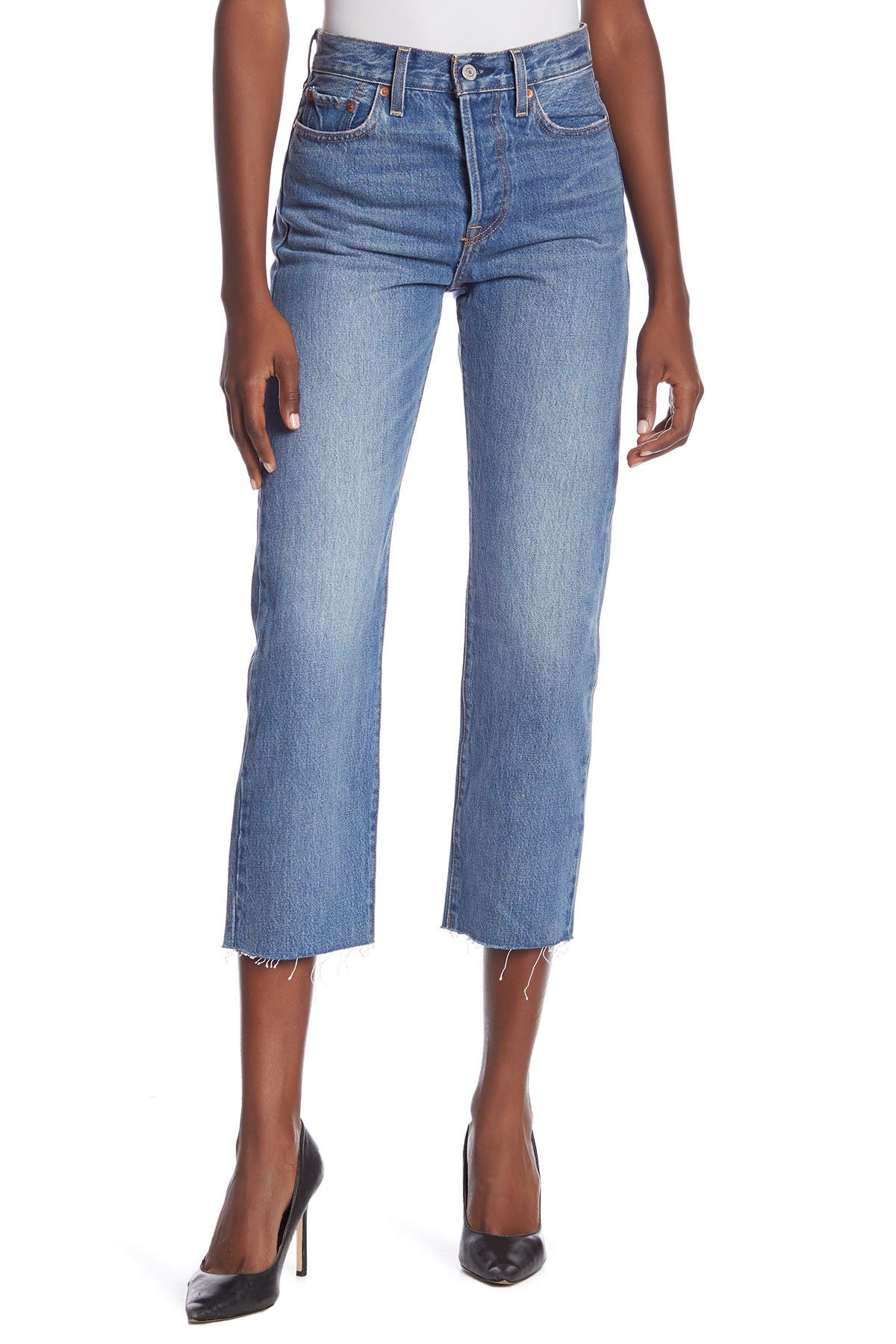 Wedgie Straight Crop Jeans | Nordstrom Rack