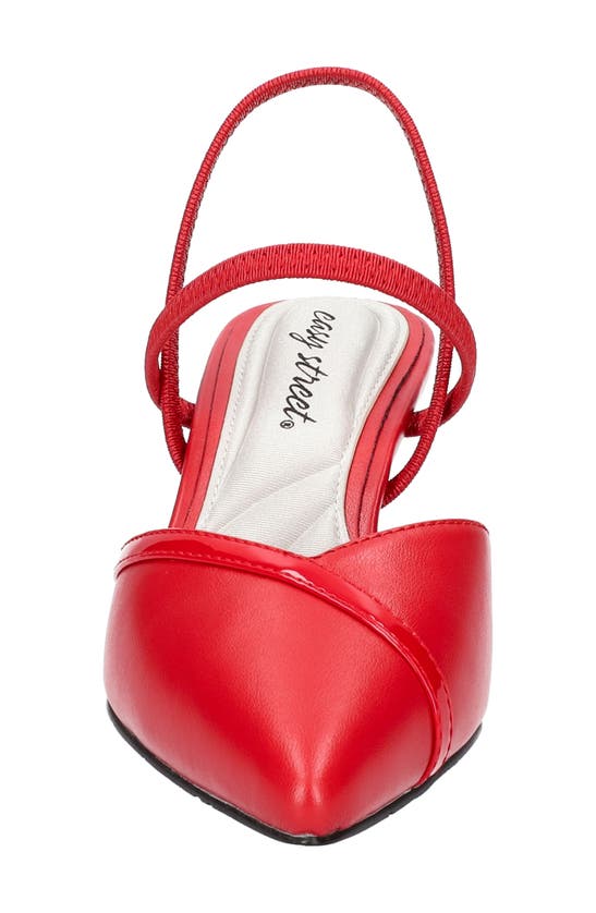 Shop Easy Street Uunna Slingback Pump In Red