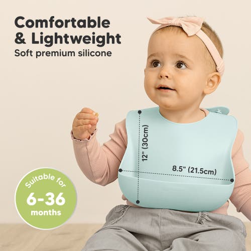 Shop Keababies Prep Silicone Bibs In Amaze