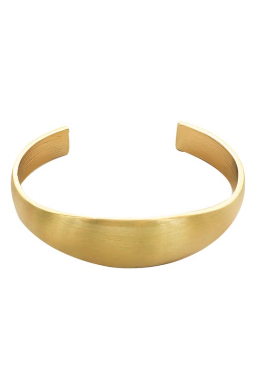 Panacea Satin Cuff Bracelet in Gold at Nordstrom