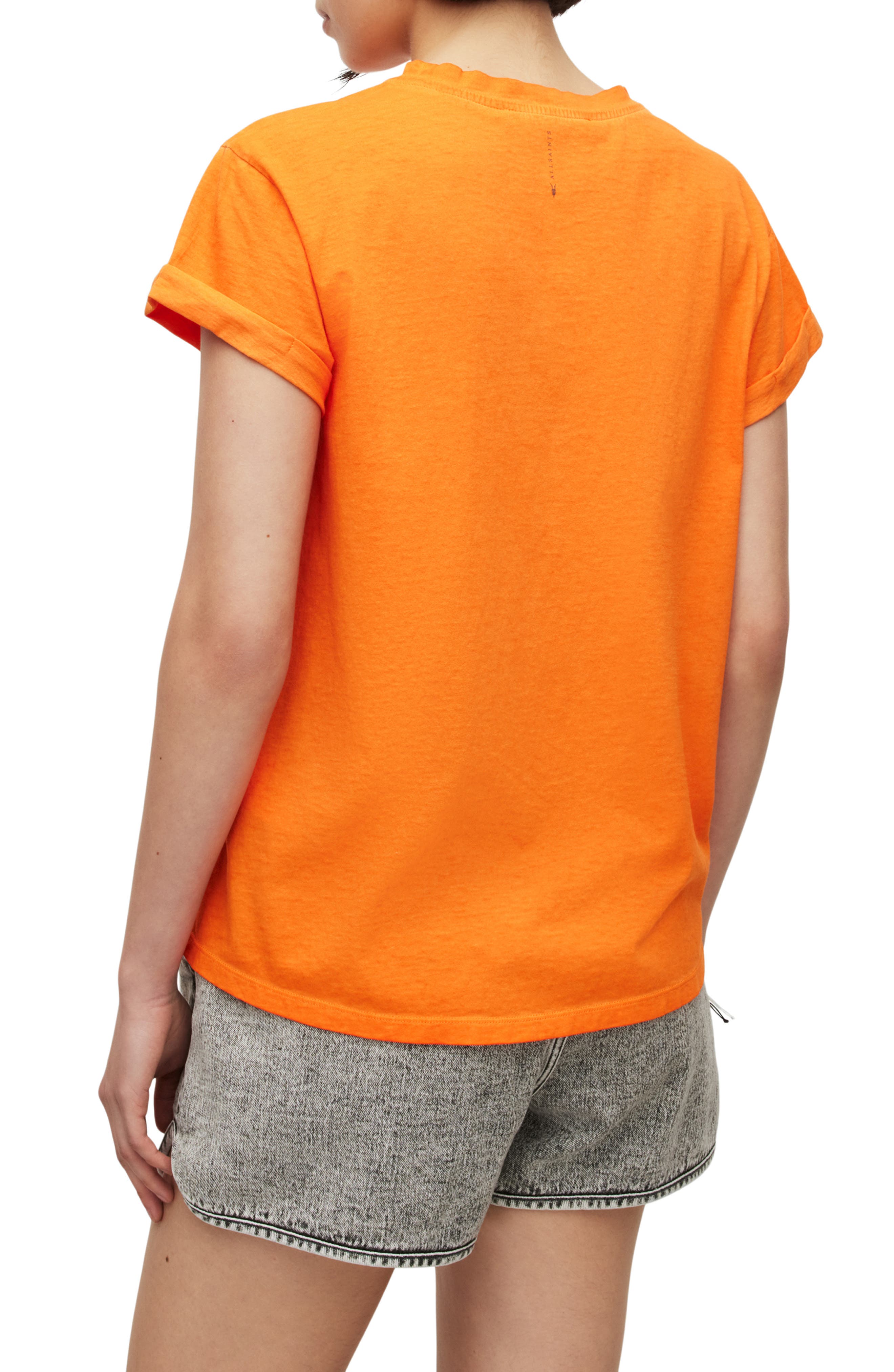 T shirt best sale orange femme