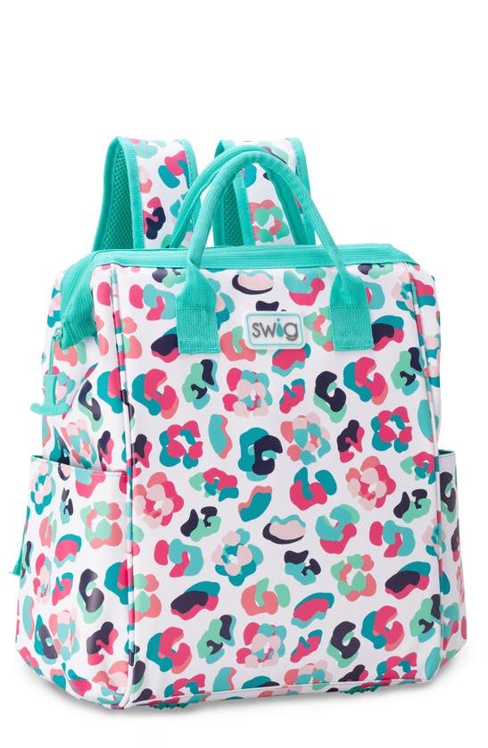 Swig Life Insulated Backpack Cooler In Party Animal Multi