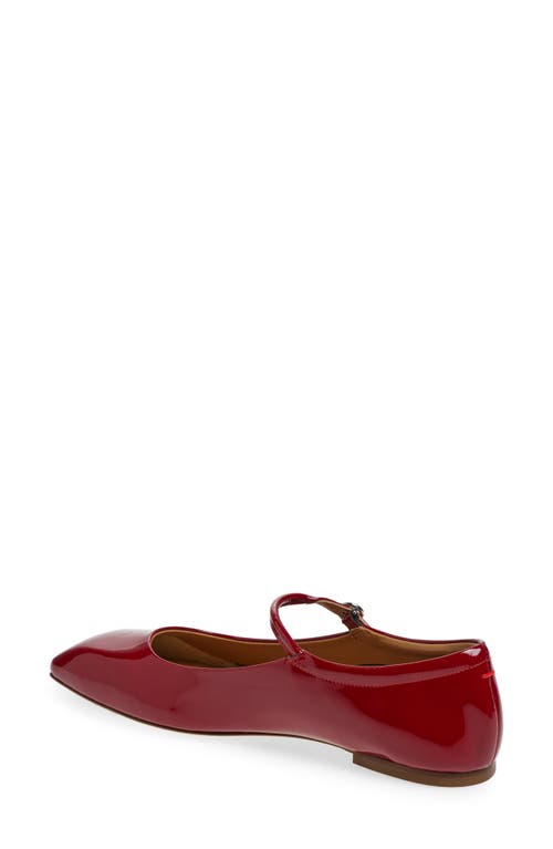 Shop Aeyde Uma Mary Jane Ballet Flat In Cranberry