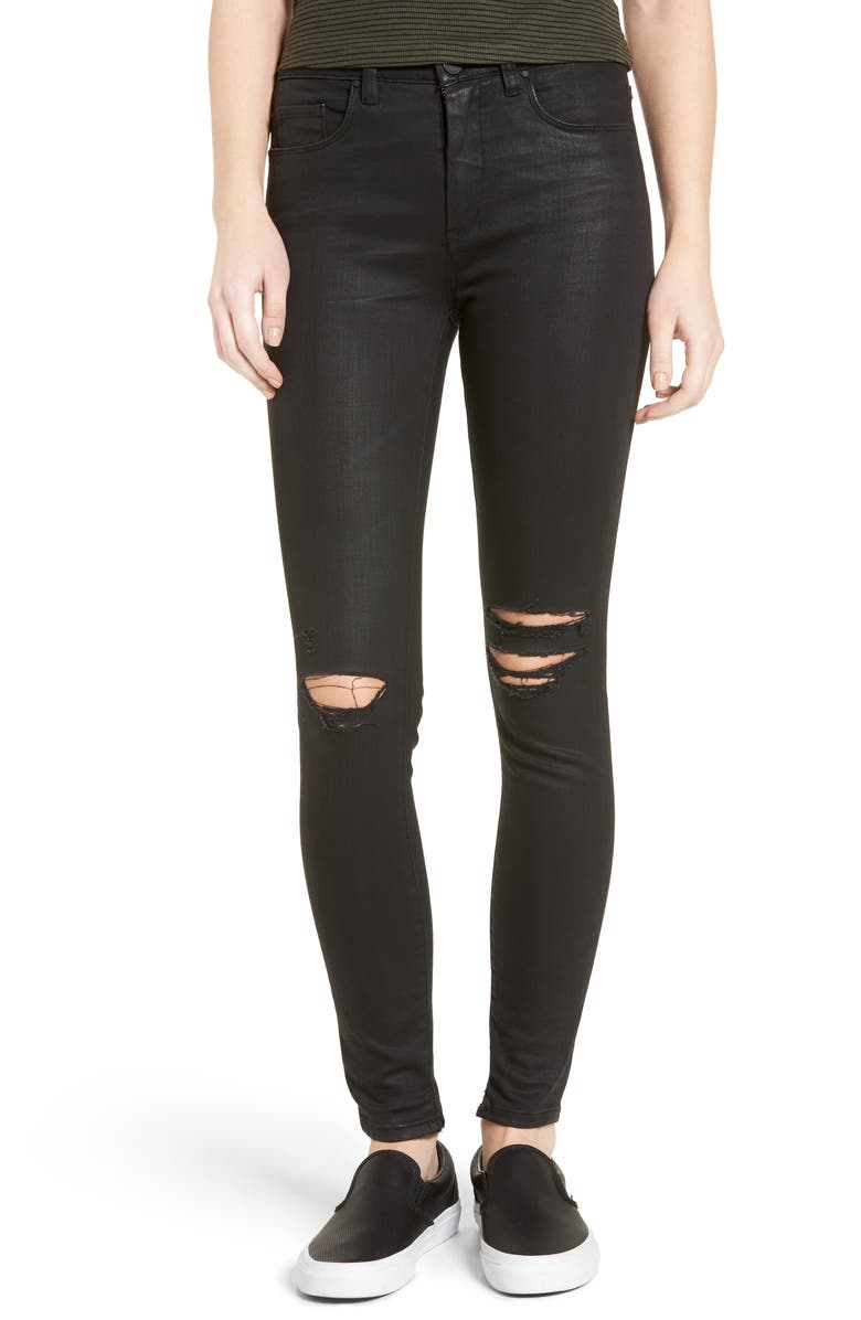 BLANKNYC 'All Lacquered Up' Coated Skinny Jeans | Nordstrom