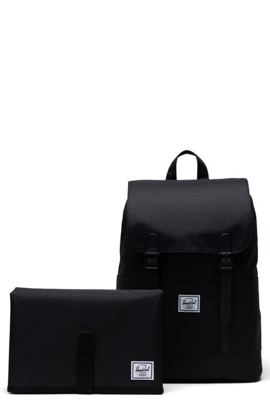 Herschel Supply Co. Babies' Retreat Small Sprout Diaper Bag In Black
