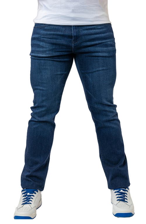 Maceoo Torn Stretch Denim Jeans Blue at Nordstrom, 32 X