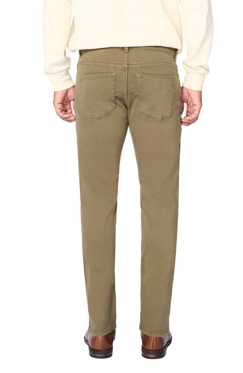 Warp & Weft Warp+weft Ams Slim Fit Jeans In Moss Green