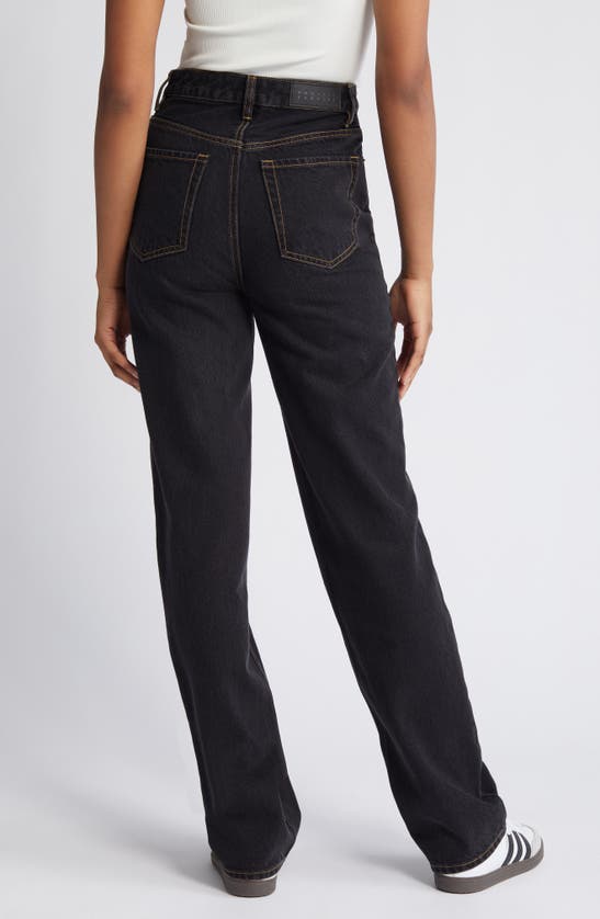 Shop Pacsun '90s Straight Leg Boyfriend Jeans In Black Forrest