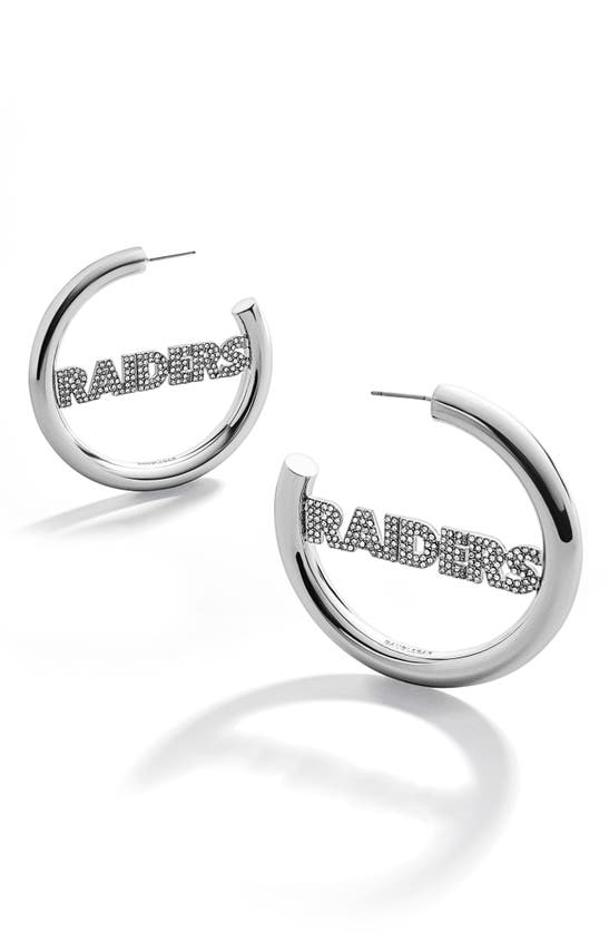 BAUBLEBAR RAIDERS NFL HOOP EARRINGS