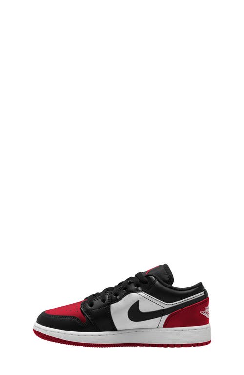 Shop Jordan Air  1 Low Sneaker In White/black/red