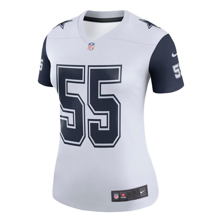 Men's Dallas Cowboys Leighton Vander Esch Nike White Color Rush Legend  Player Jersey