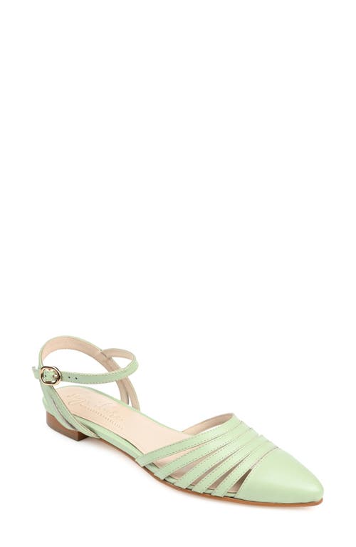 Journee Signature Dexie Strappy Pointed Toe Flat at Nordstrom,