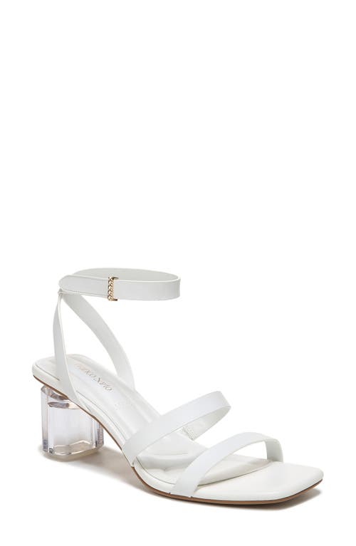 Franco Sarto Lisa Ankle Strap Sandal in White