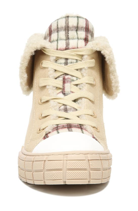 Circus By Sam Edelman Sophi Faux Fur Sneaker In Sesame Multi
