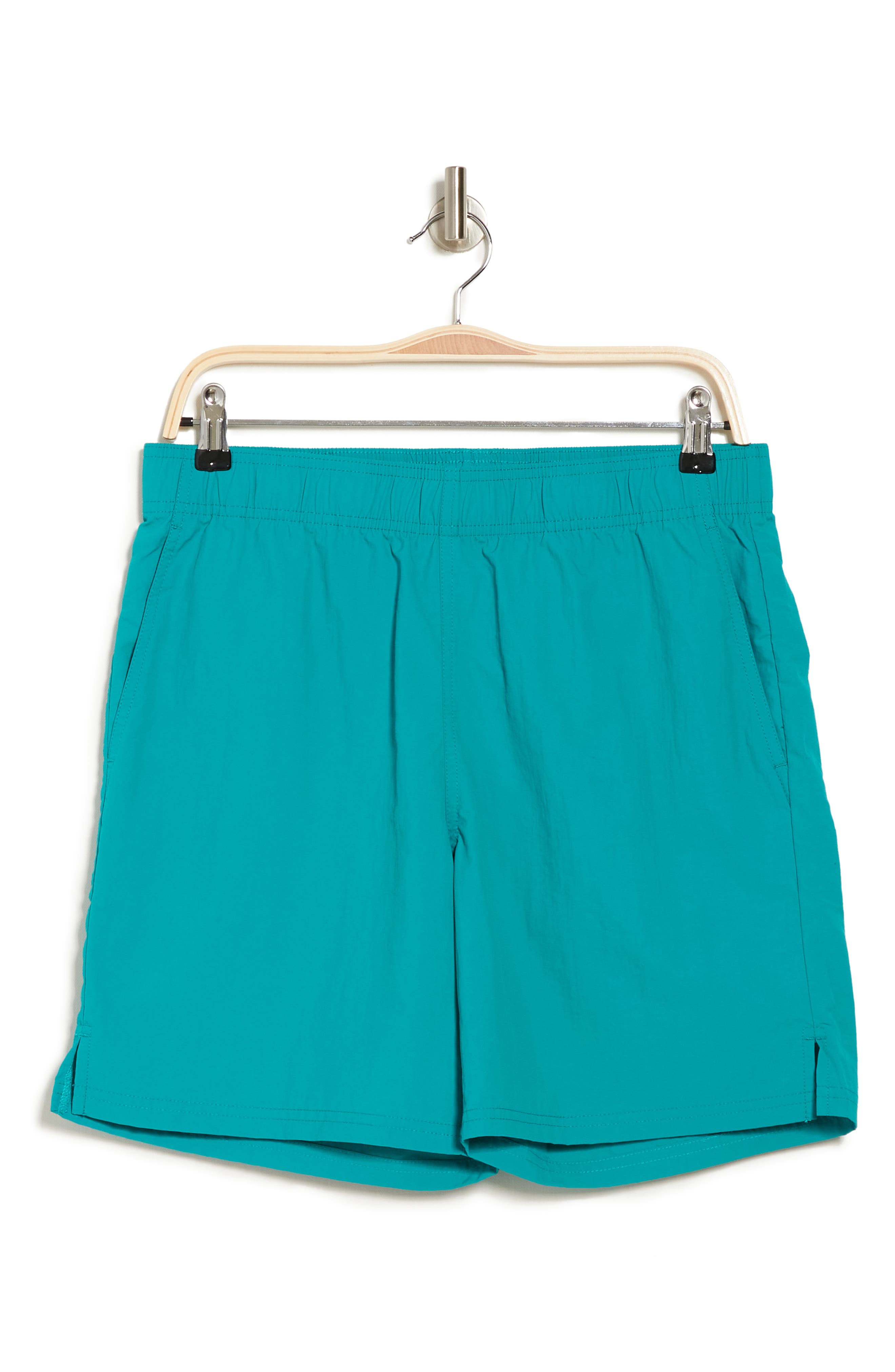 Abound Nylon Shorts In Teal Compass
