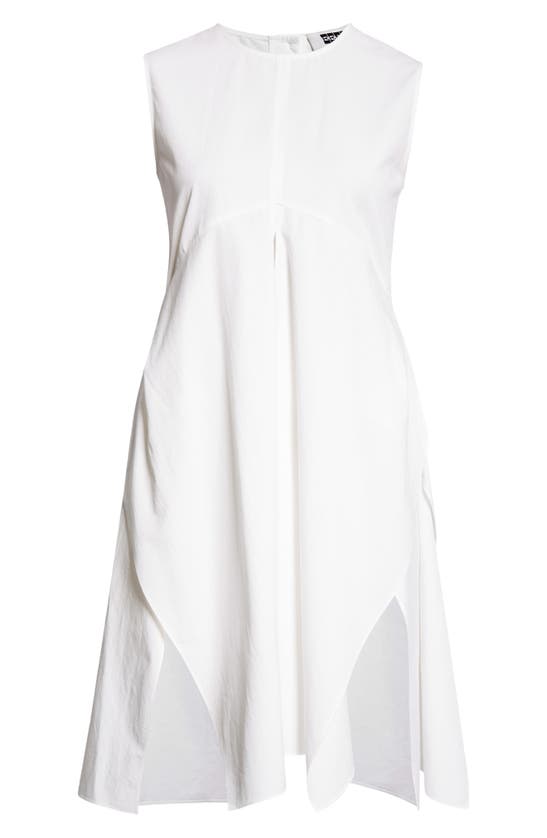 Eenk Yuna Transformable Cotton Tunic In White Cotton