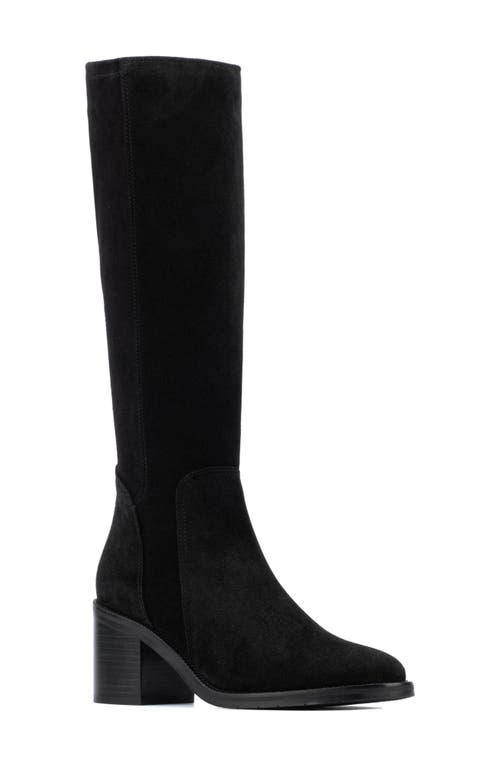 Aquatalia Jasmina Weatherproof Knee High Boot in Black Smart