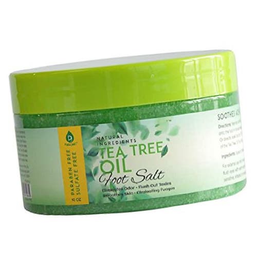 Pursonic Tea Tree Oil Foot Salt 10 oz In Green