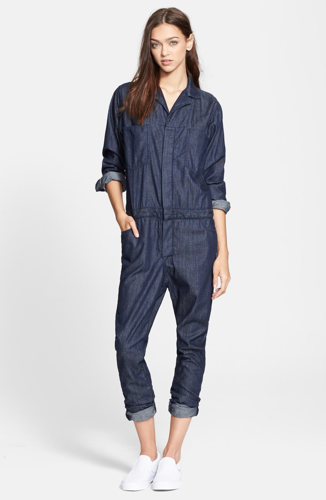 6397 Denim Jumpsuit Nordstrom