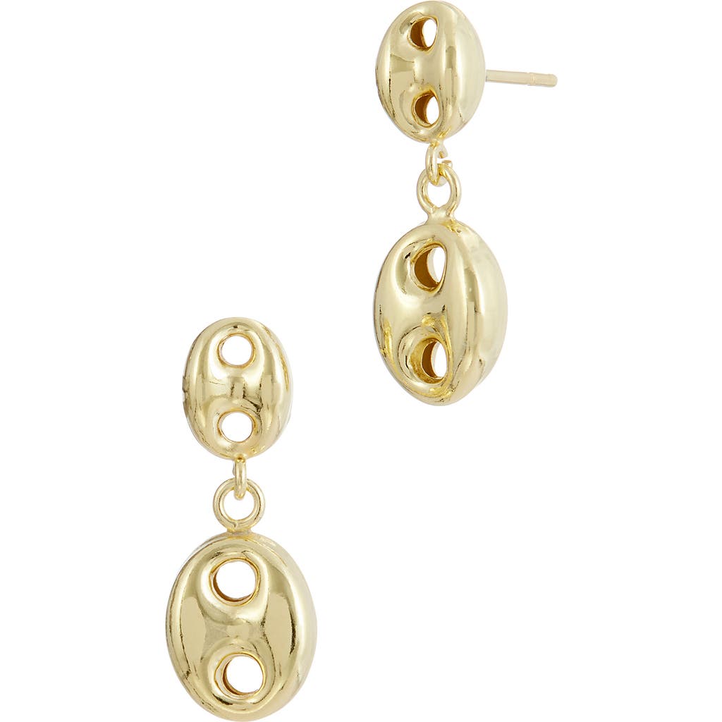 Savvy Cie Jewels Mariner Drop Earrings In Gold