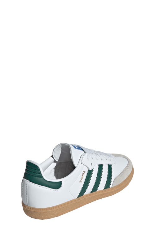 Shop Adidas Originals Adidas Kids' Samba Sneaker In White/off White/black