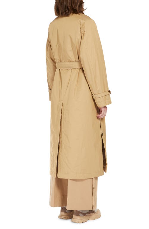 Shop Max Mara Weekend  Trafoi Reversible Water Repellent Trench Coat In Beige